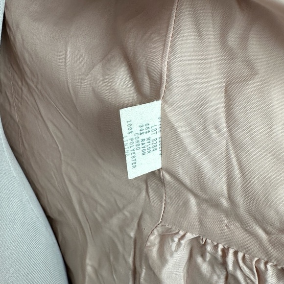 Designer Victor Costa Nahdree Princess Pink Gold Lacework Blazer Jacket Size 6 - Picture 5 of 11